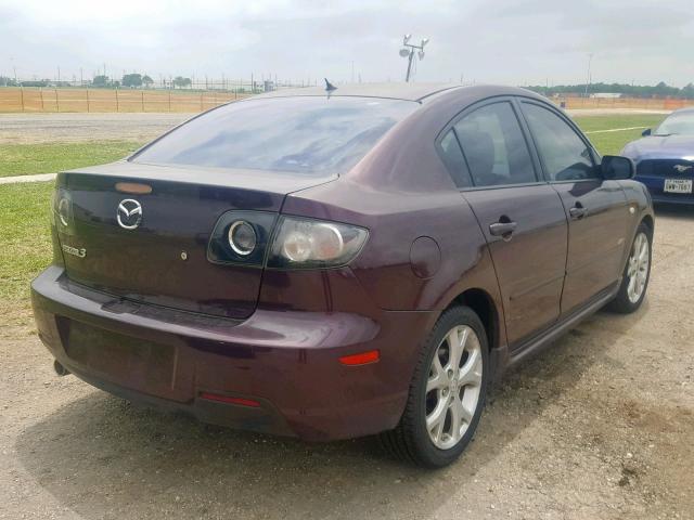 JM1BK323571637269 - 2007 MAZDA 3 S PURPLE photo 4