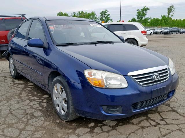 KNAFE121385495300 - 2008 KIA SPECTRA EX BLUE photo 1