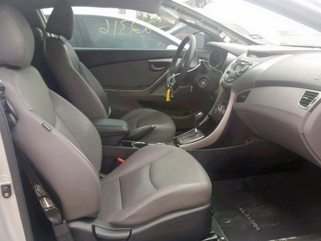 KMHDH6AE8DU015945 - 2013 HYUNDAI ELANTRA CO SILVER photo 5