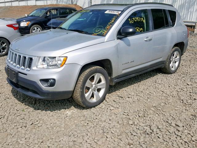 1J4NF1FB0BD279961 - 2011 JEEP COMPASS SP Күміс фото 2