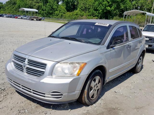 1B3HB28B98D652460 - 2008 DODGE CALIBER SILVER photo 2