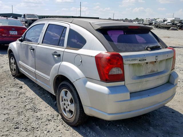 1B3HB28B98D652460 - 2008 DODGE CALIBER SILVER photo 3