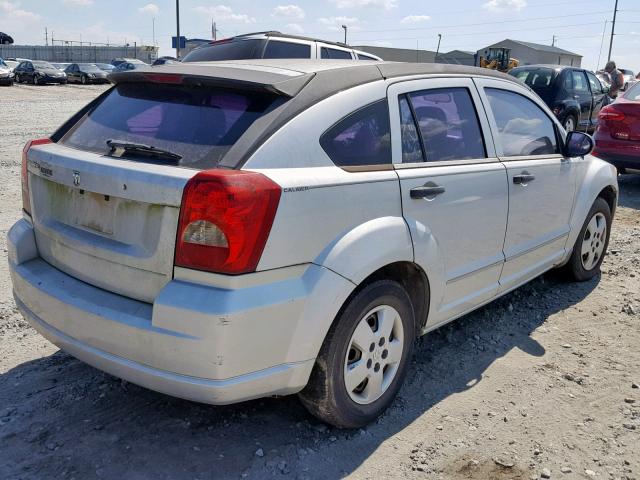 1B3HB28B98D652460 - 2008 DODGE CALIBER SILVER photo 4