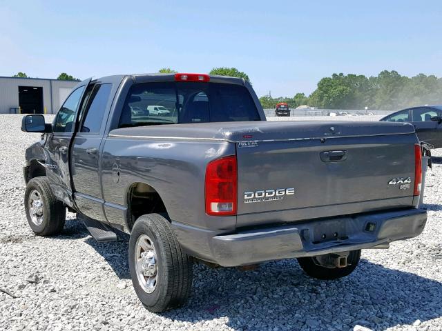 3D7KU28D53G857534 - 2003 DODGE RAM 2500 S ნაცრისფერი ფოტო 3