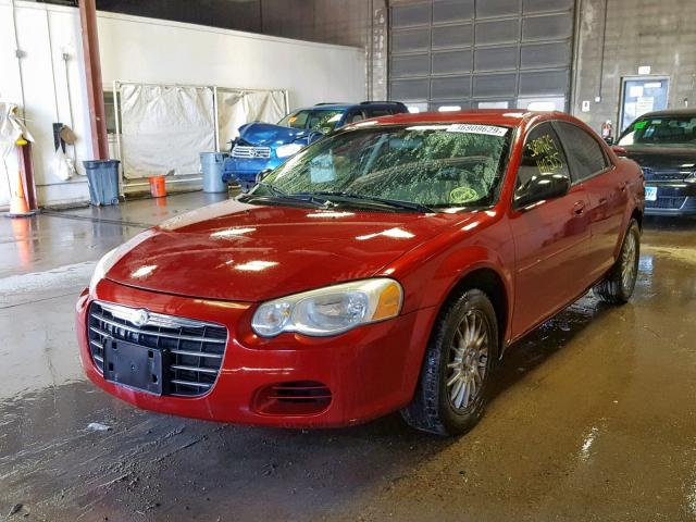 1C3EL56R05N531164 - 2005 CHRYSLER SEBRING TO RED photo 2