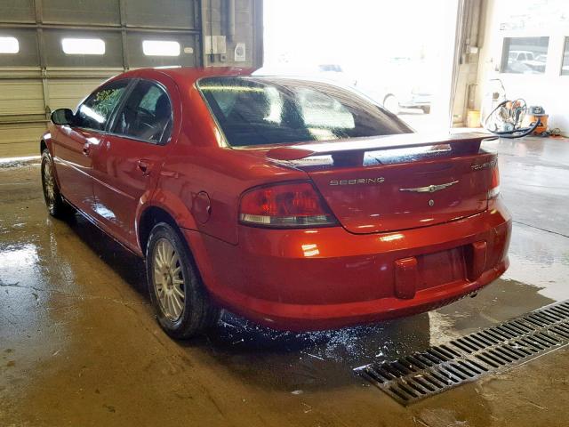 1C3EL56R05N531164 - 2005 CHRYSLER SEBRING TO RED photo 3