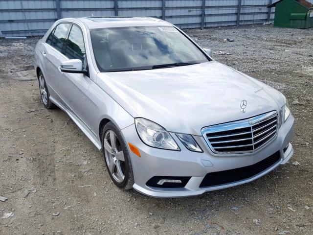 WDDHF5GBXBA384720 - 2011 MERCEDES-BENZ E 350 SILVER photo 1