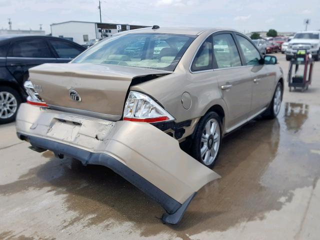 1MEHM42W68G601317 - 2008 MERCURY SABLE PREM GOLD photo 4