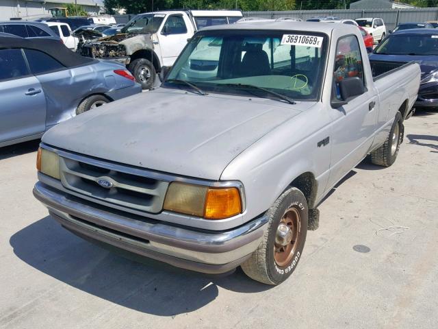 1FTCR10A9VTA80292 - 1997 FORD RANGER SILVER photo 2