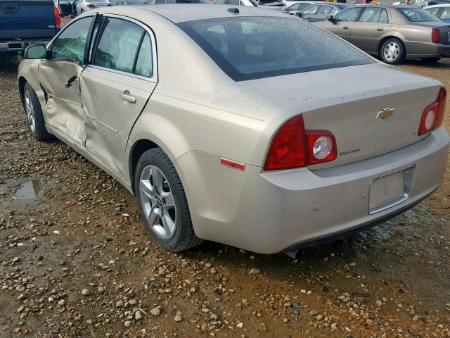 1G1ZH57B79F122961 - 2009 CHEVROLET MALIBU 1LT TAN photo 3