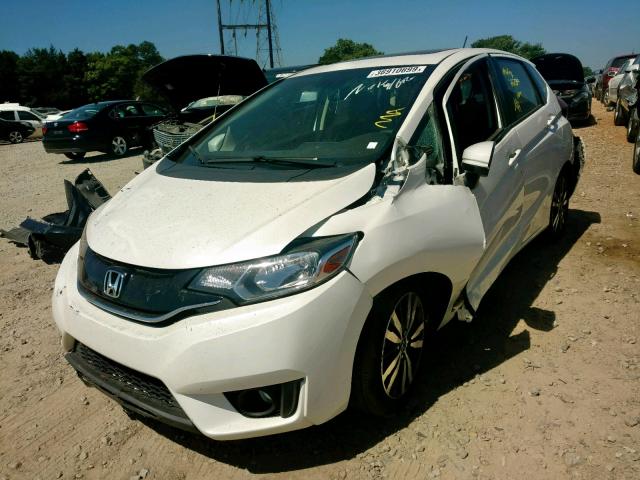 JHMGK5H78GX036087 - 2016 HONDA FIT EX WHITE photo 2