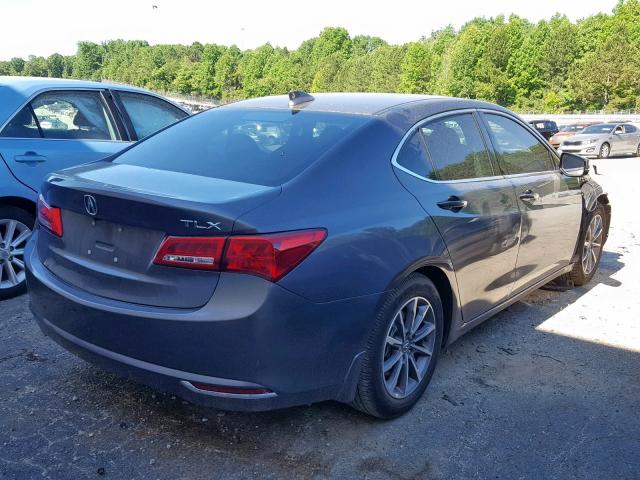 19UUB1F33JA005791 - 2018 ACURA TLX GRAY photo 4