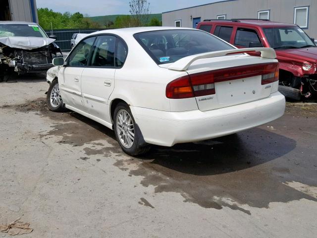 4S3BE625247201451 - 2004 SUBARU LEGACY L S WHITE photo 3