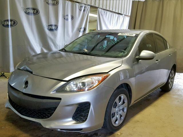 JM1BL1TF7D1767852 - 2013 MAZDA 3 I SILVER photo 2