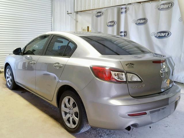 JM1BL1TF7D1767852 - 2013 MAZDA 3 I SILVER photo 3