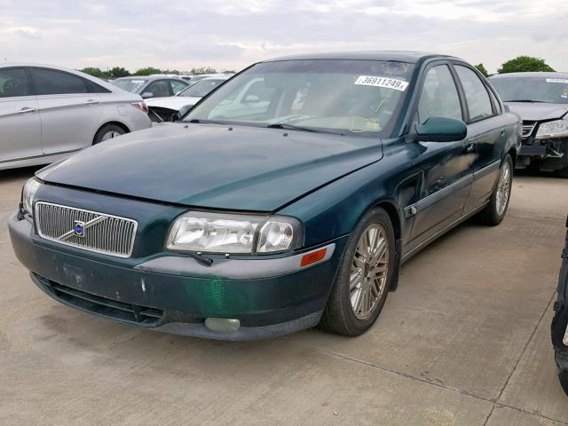 YV1TS90D811184141 - 2001 VOLVO S80 T6 GREEN photo 2