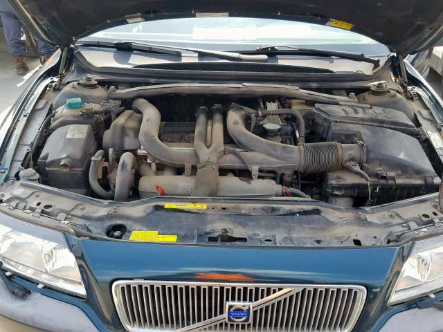 YV1TS90D811184141 - 2001 VOLVO S80 T6 GREEN photo 7