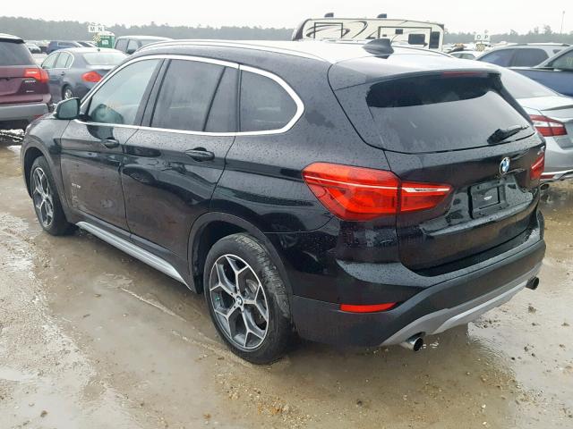 WBXHT3Z39H4A55078 - 2017 BMW X1 XDRIVE2 BLACK photo 3