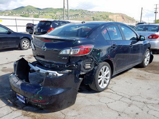 JM1BL1S6XA1234682 - 2010 MAZDA 3 S BLACK photo 4