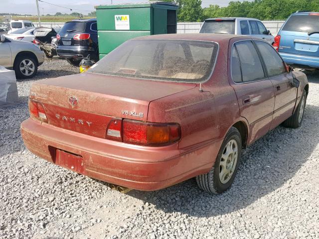 4T1GK13E9SU070609 - 1995 TOYOTA CAMRY XLE RED photo 4