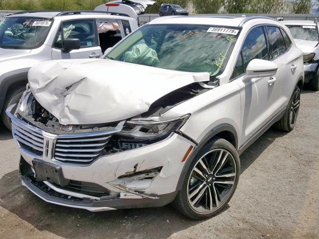 5LMTJ3DHXJUL00174 - 2018 LINCOLN MKC RESERV WHITE photo 2