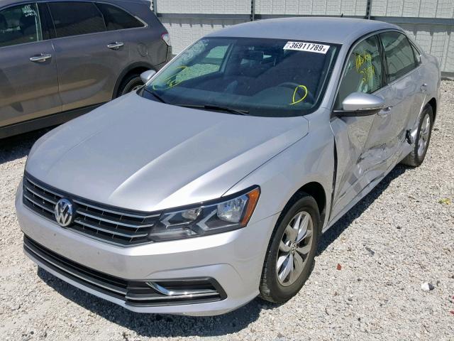 1VWAS7A39GC040163 - 2016 VOLKSWAGEN PASSAT S SILVER photo 2