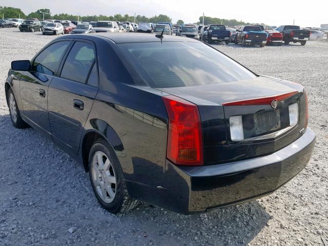 1G6DM57T870148736 - 2007 CADILLAC CTS BLACK photo 3