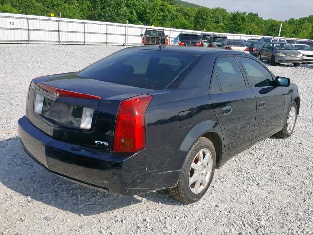 1G6DM57T870148736 - 2007 CADILLAC CTS BLACK photo 4