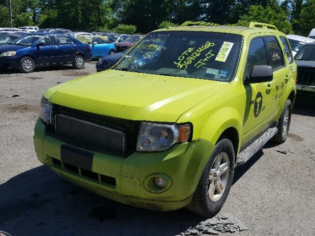 1FMCU49399KB41040 - 2009 FORD ESCAPE HYB GREEN photo 2