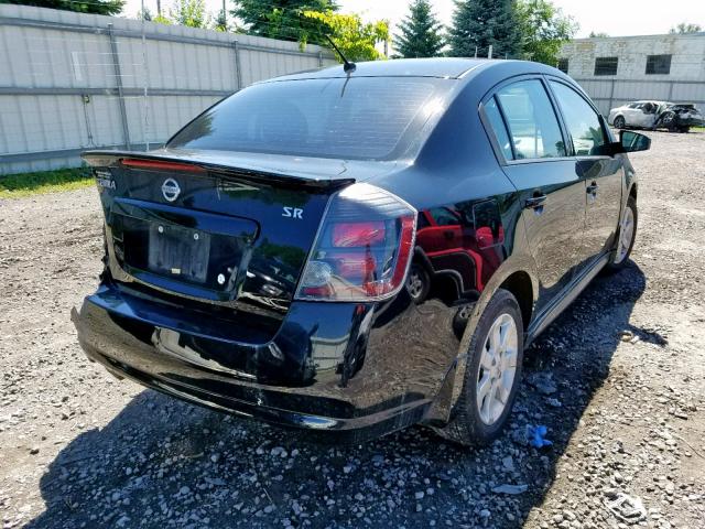 3N1AB6AP4CL775716 - 2012 NISSAN SENTRA 2.0 BLACK photo 4