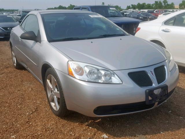 1G2ZH368X64274567 - 2006 PONTIAC G6 GT SILVER photo 1