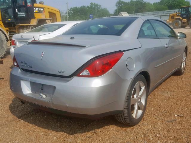 1G2ZH368X64274567 - 2006 PONTIAC G6 GT SILVER photo 4