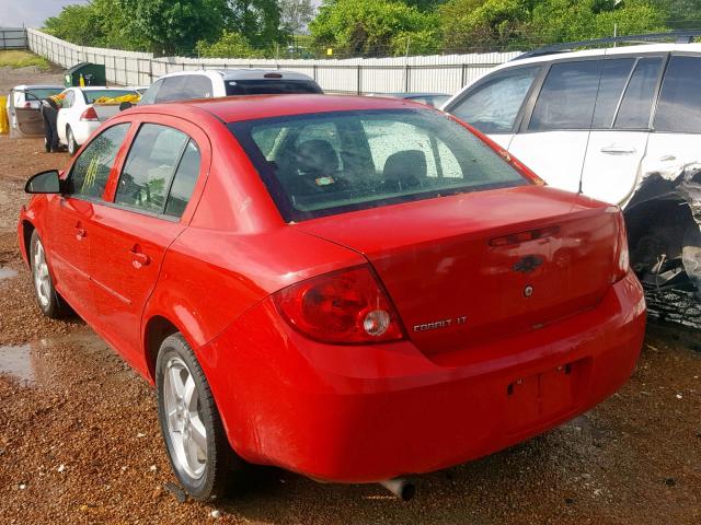 1G1AF5F57A7103579 - 2010 CHEVROLET COBALT 2LT RED photo 3