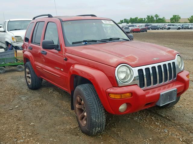 1J4GL58K92W253658 - 2002 JEEP LIBERTY LI RED photo 1