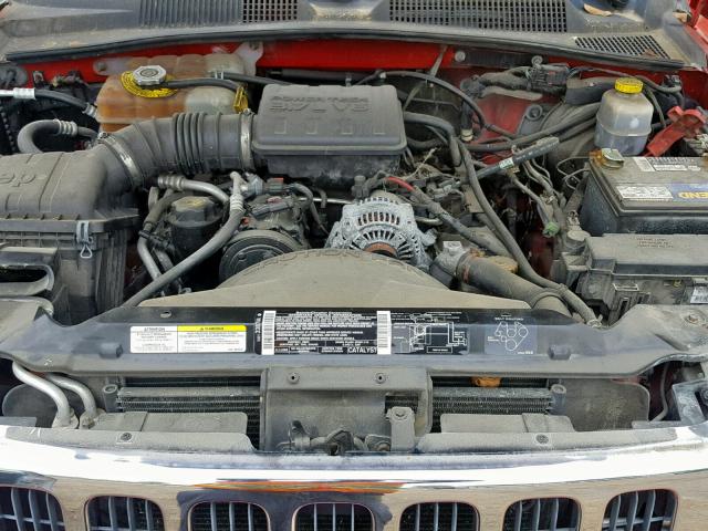 1J4GL58K92W253658 - 2002 JEEP LIBERTY LI RED photo 7