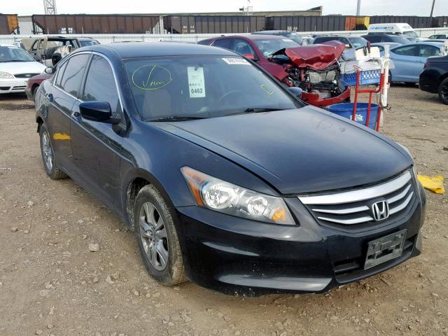 1HGCP2F63CA002602 - 2012 HONDA ACCORD SE BLACK photo 1