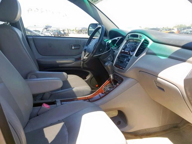 JTEEP21A440031743 - 2004 TOYOTA HIGHLANDER SILVER photo 5