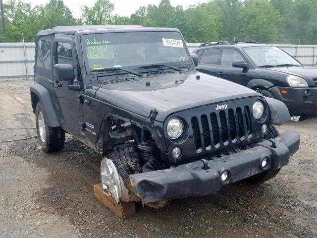 1C4AJWAG4JL855378 - 2018 JEEP WRANGLER S BLACK photo 1