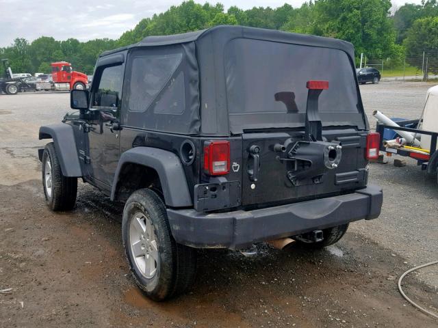 1C4AJWAG4JL855378 - 2018 JEEP WRANGLER S BLACK photo 3