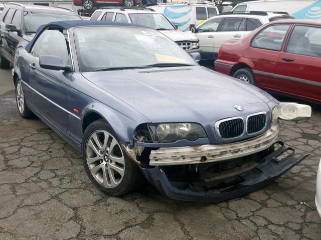 WBABR3345YEK96126 - 2000 BMW 323 CI BLUE photo 1
