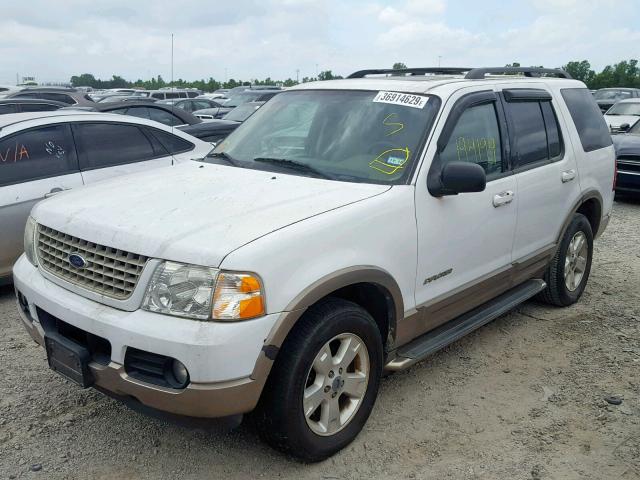 1FMDU64K84ZB21568 - 2004 FORD EXPLORER E WHITE photo 2