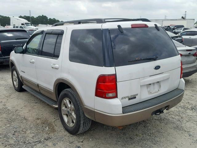 1FMDU64K84ZB21568 - 2004 FORD EXPLORER E WHITE photo 3