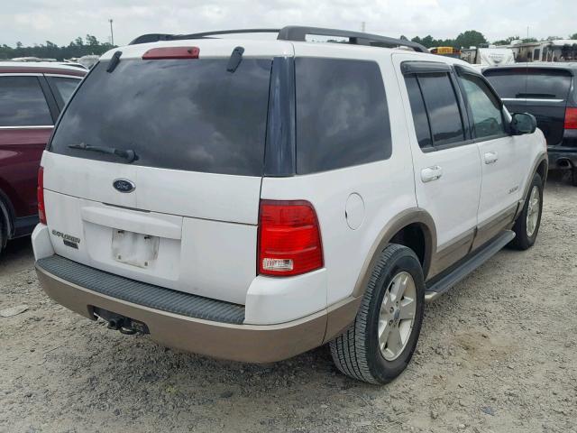 1FMDU64K84ZB21568 - 2004 FORD EXPLORER E WHITE photo 4