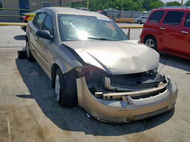 1G1AK52F957607034 - 2005 CHEVROLET COBALT TAN photo 1