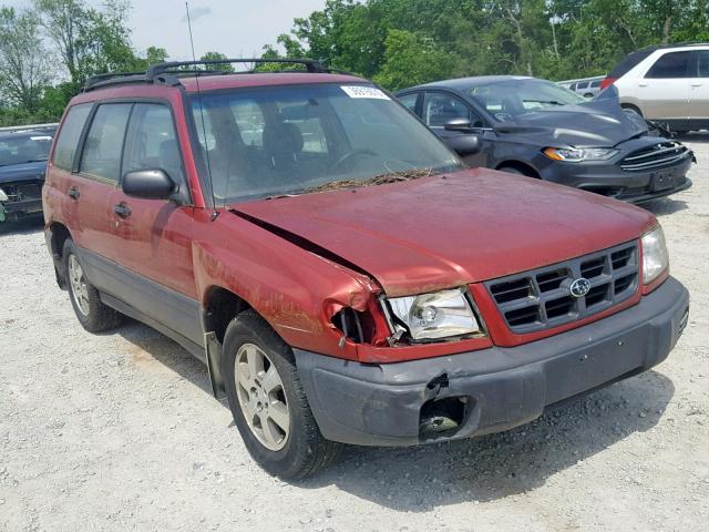 JF1SF6359XG716789 - 1999 SUBARU FORESTER L RED photo 1