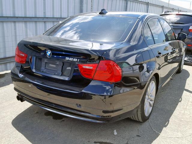 WBAPH5G58BNM71659 - 2011 BMW 328 I SULE BLACK photo 4