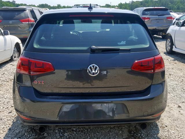 3VW447AU4HM070459 - 2017 VOLKSWAGEN GTI S/SE GRAY photo 9