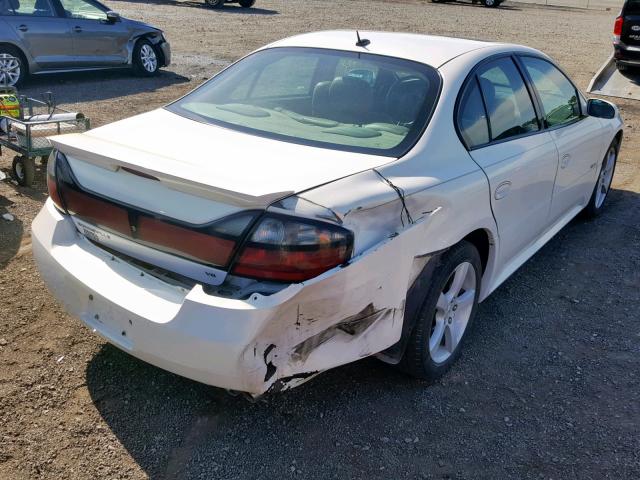 1G2HZ54Y95U107834 - 2005 PONTIAC BONNEVILLE WHITE photo 4