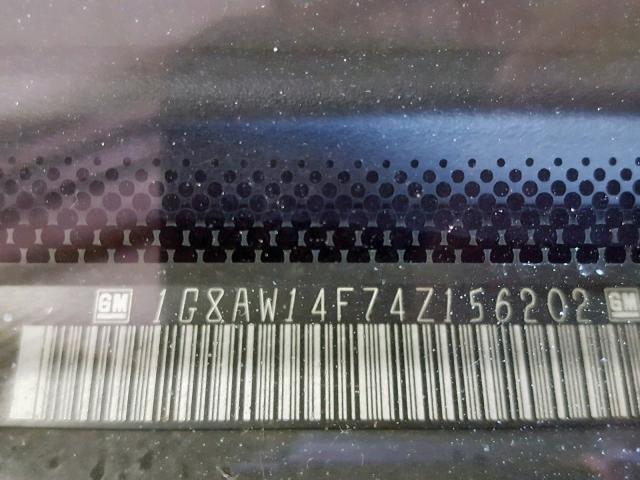 1G8AW14F74Z156202 - 2004 SATURN ION LEVEL GREEN photo 10