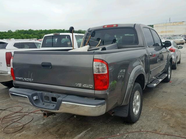 5TBDT441X5S494819 - 2005 TOYOTA TUNDRA DOU GRAY photo 4